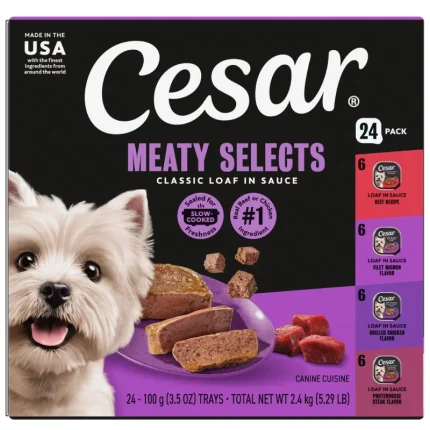 Cesar Wet Dog Food Variety Pack for Small Dogs