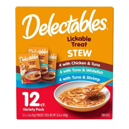 Hartz Cat Treats Delectables Stew Variety Pack