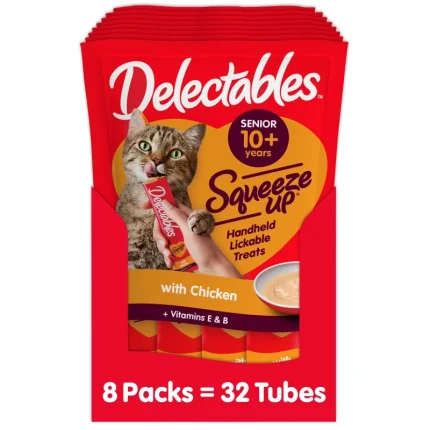 Delectables Squeeze Up Chicken Cat Treats Review