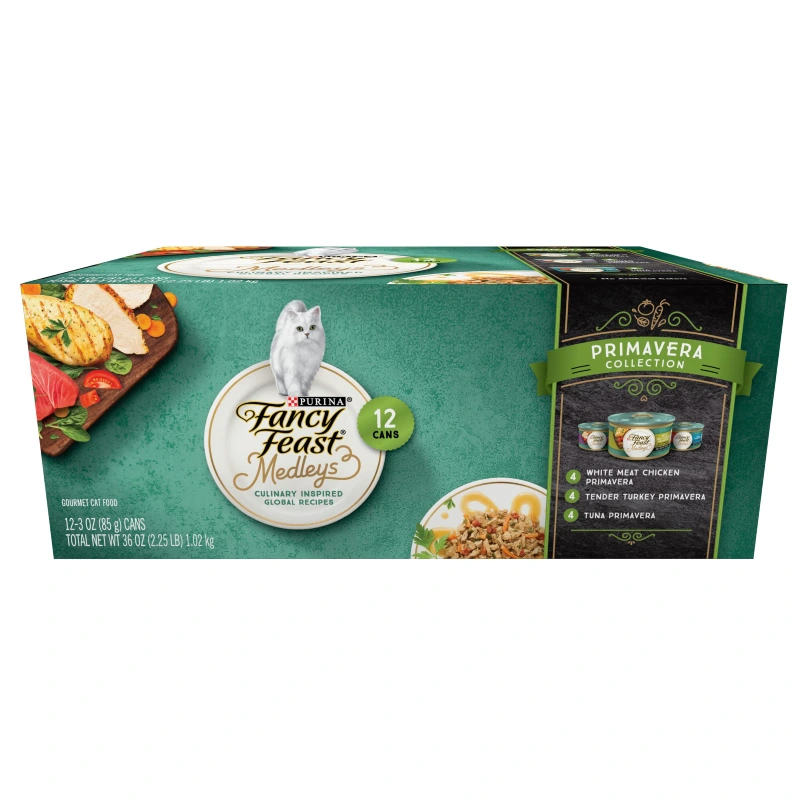 Fancy Feast Primavera Wet Cat Food Variety Pack 24 Cans Fancy Feast Primavera Wet Cat Food Variety Pack 24 Cans